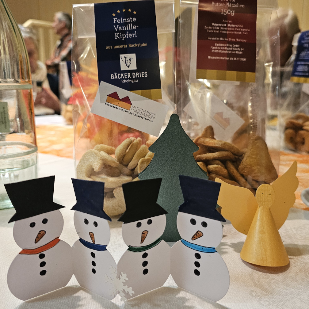 Liebevoll gestaltete Tischdekoration